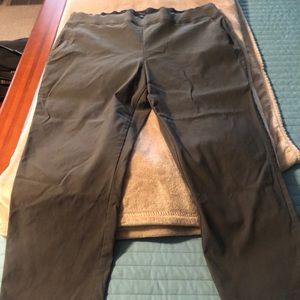 Charcoal gray Capri pants
